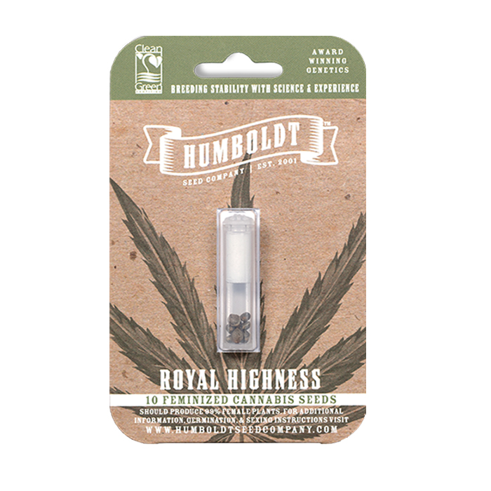 Humboldt Seed Company Royal Highness cannabis Seed Pack