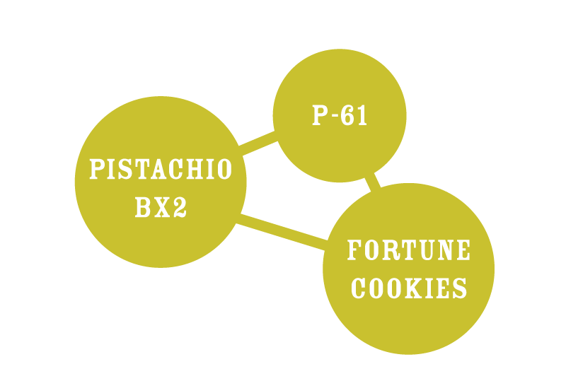 pistachio bx2 p-61 and fortune cookies cannabis strains