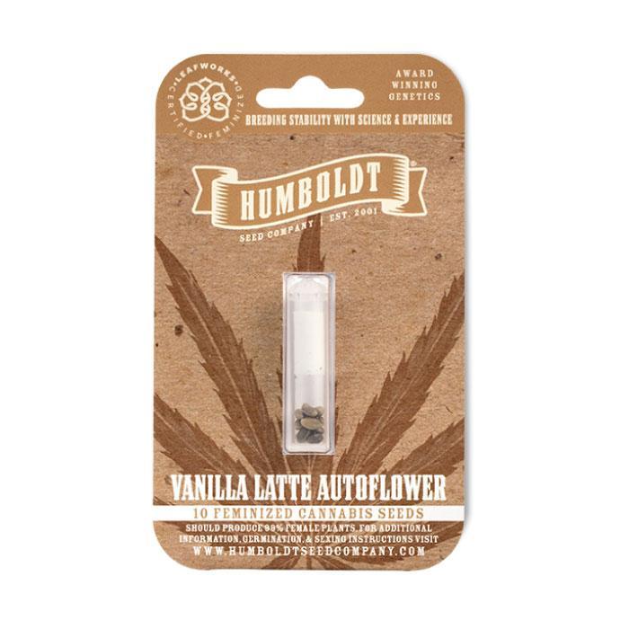 Vanilla lattte autoflower seeds pack cannabis