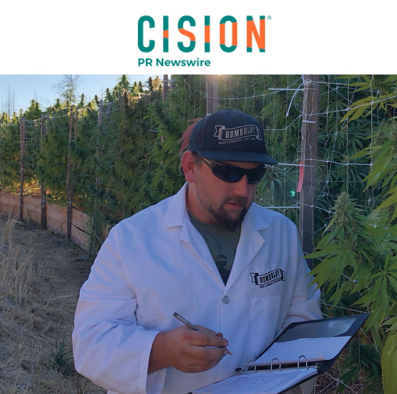 nat pennington in field of cannabis plants