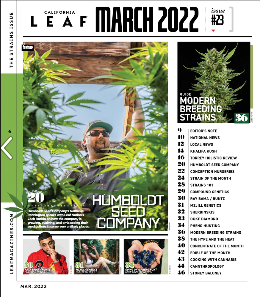 Genetically Gifted Leaf Magazine Feature