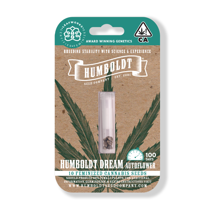 Humboldt Dream Auto Flower cannabis seeds Product Package