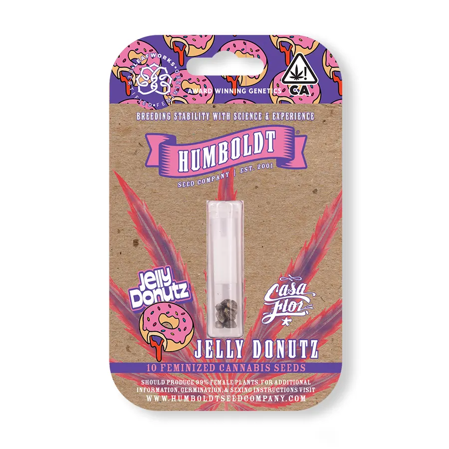 Jelly Donutz Humboldt Cannabis Seed packaged seeds