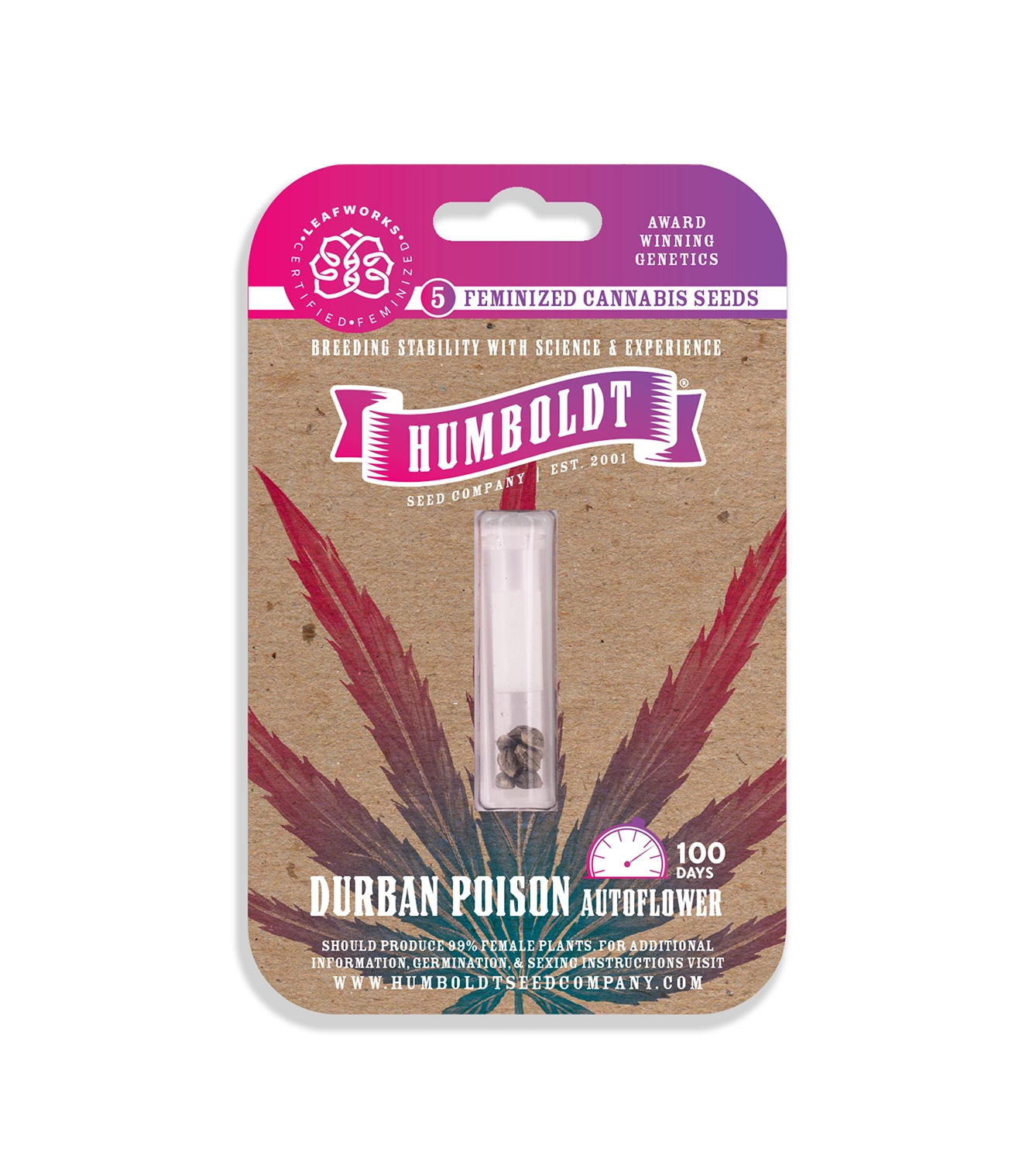 Durban Poison Packaging