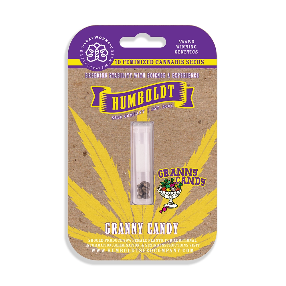 Granny Candy Cannabis Strain seed packing for sale