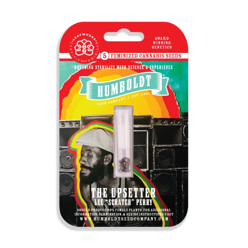 The upsetter feminized cannabis seed packaging humboldt seed company