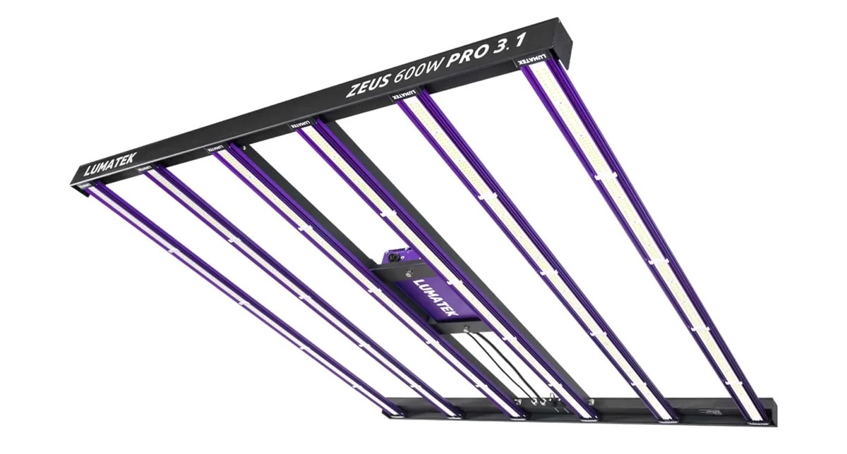 Lumatek - Barra de iluminación LED para cultivo Zeus 600W PRO 3.1