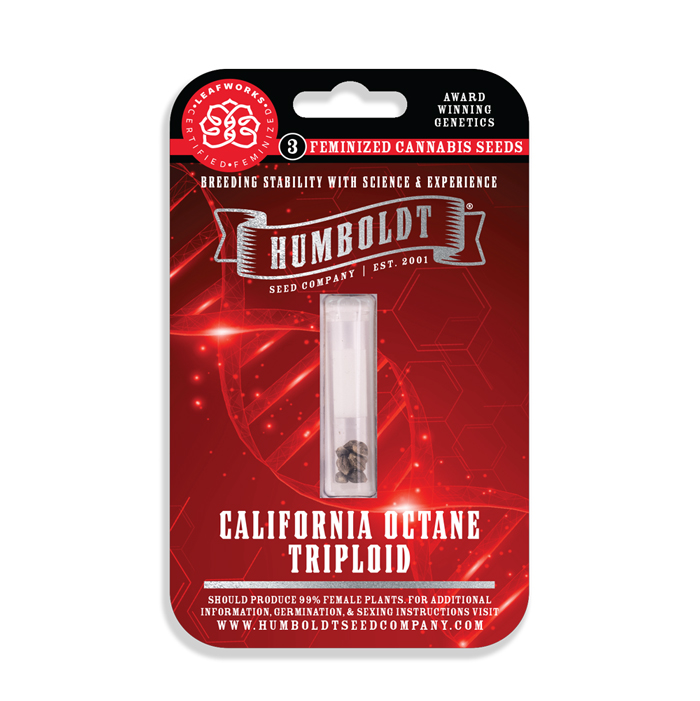 California Octane Triploid seed packaging