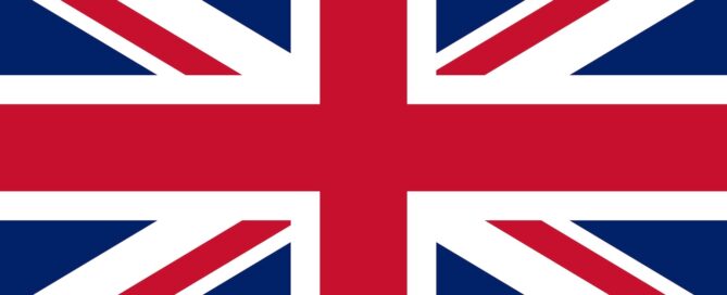 UK Flag union jack blue red and white