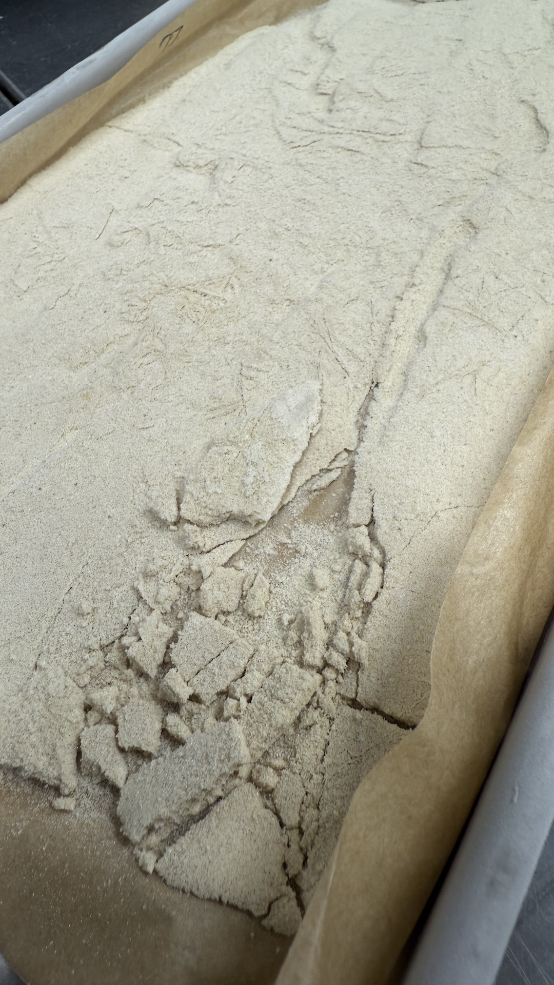 MoonFog 90 micron bubble hash dried broken up