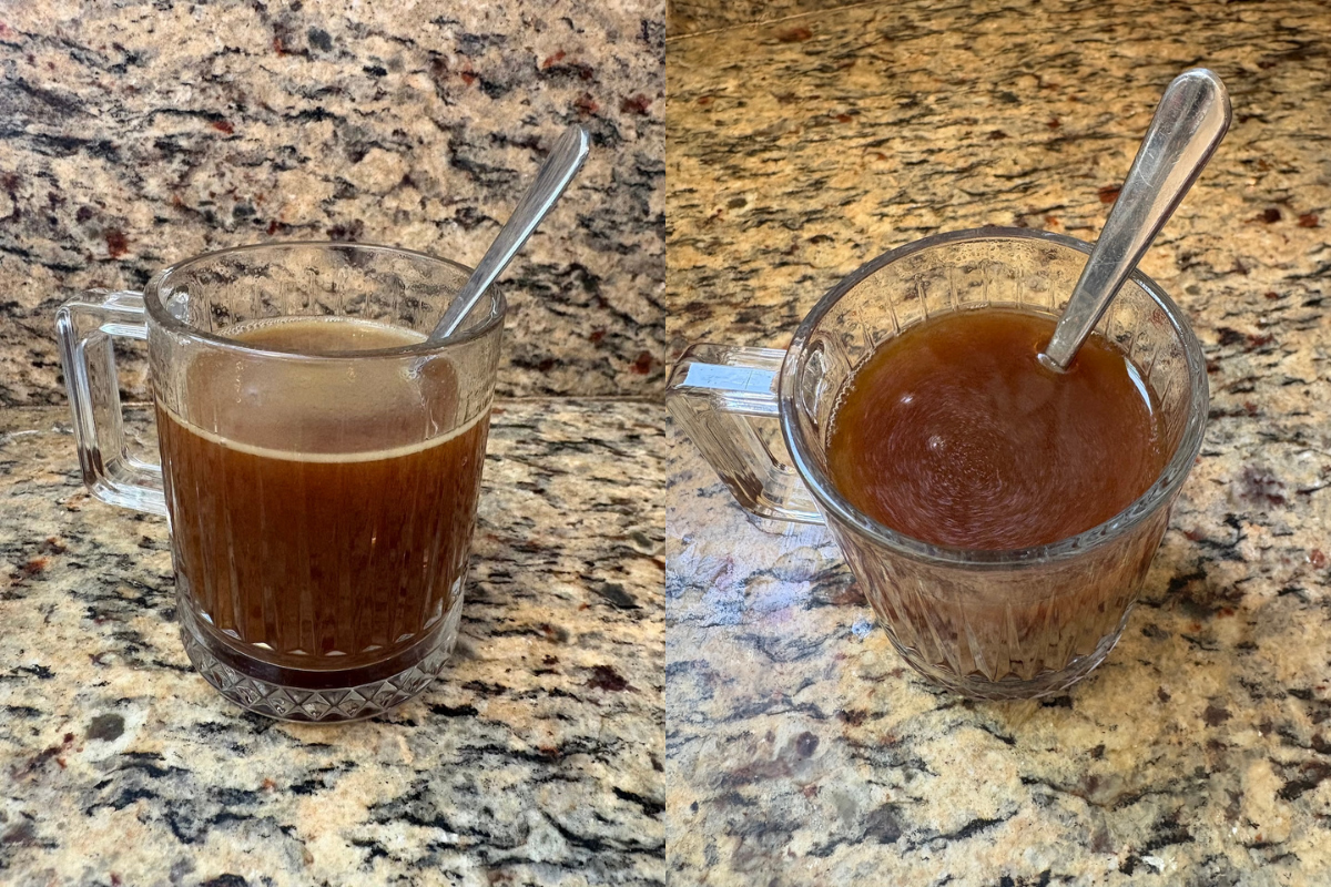 stirring cannabis infused coffee vs resting