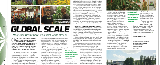 Leaf Magazines California Leaf article about mary jane berlin